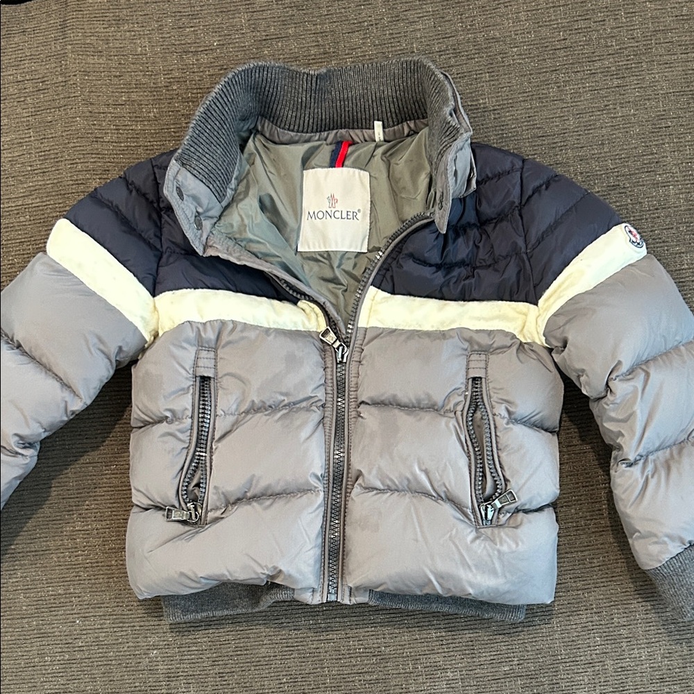Moncler Kids Two-Tone Puffer Jacket